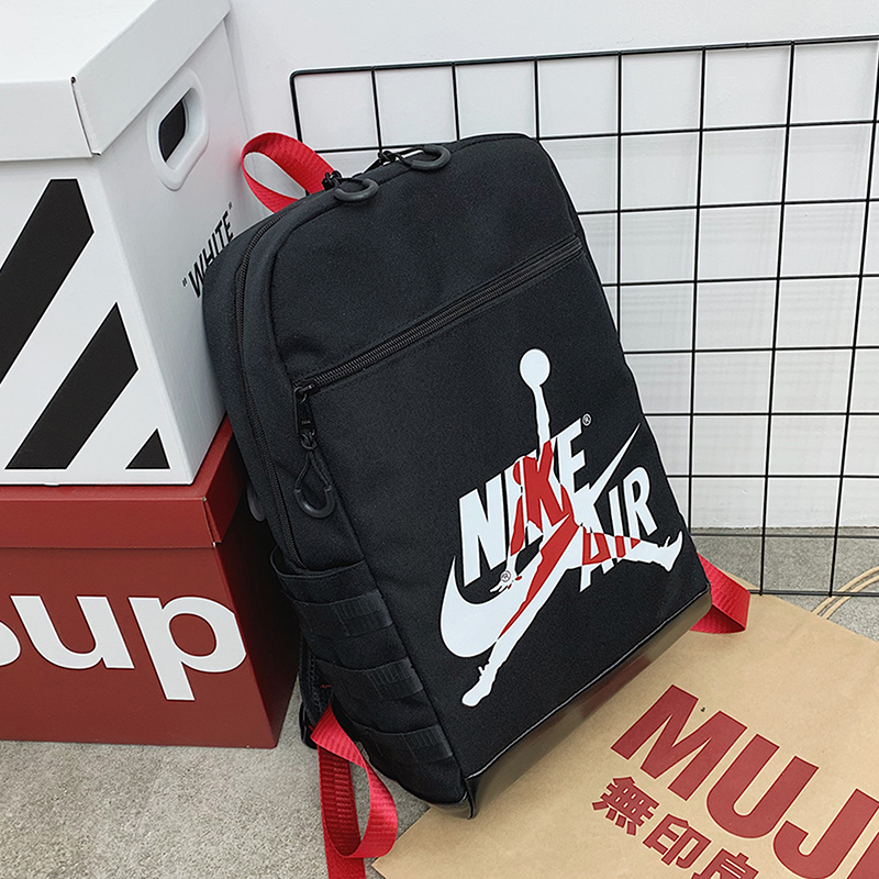 2020 Black White Red Nike Air Jordan Backpack